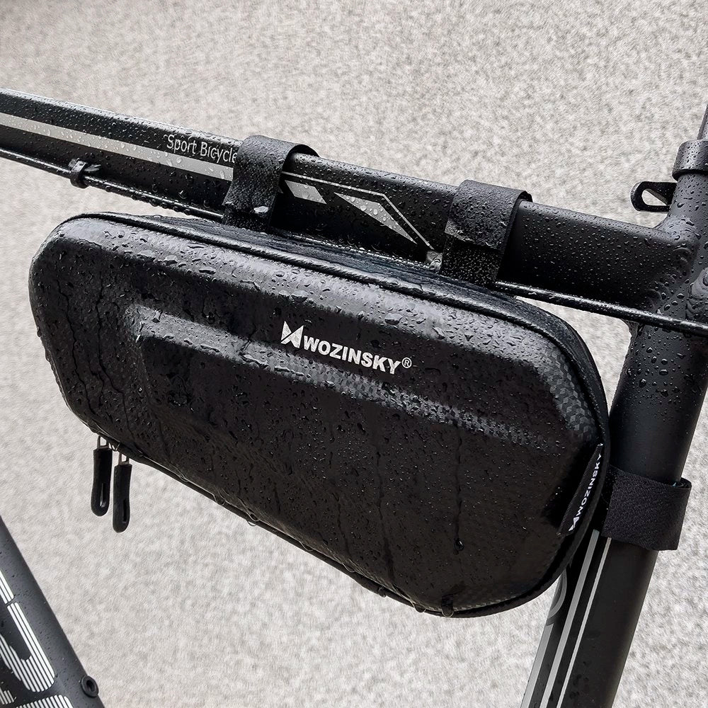 Wozinsky torba rowerowa na ramę roweru 1,5 l czarny (WBB10BK) – zdjęcie 10