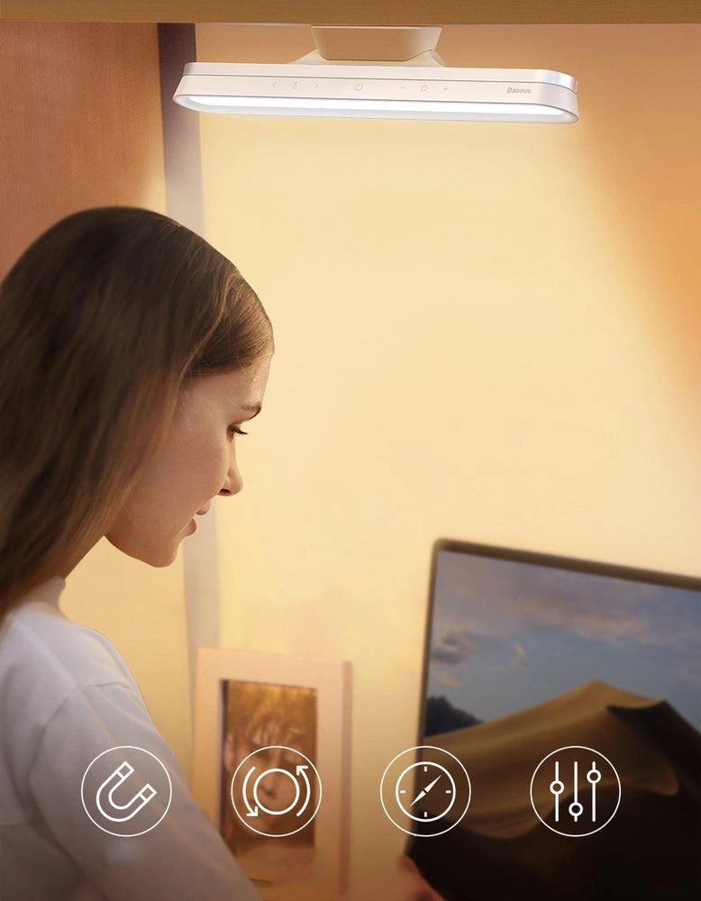 Baseus magnetyczna lampka nocna LED do domu kuchni pokoju biały (DGXC-02) – zdjęcie 12