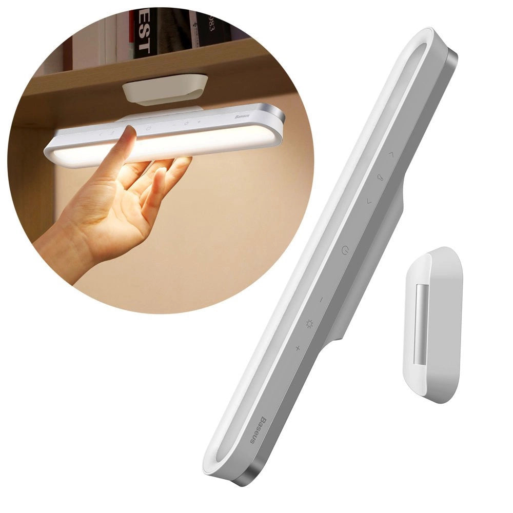 Baseus magnetyczna lampka nocna LED do domu kuchni pokoju biały (DGXC-02)