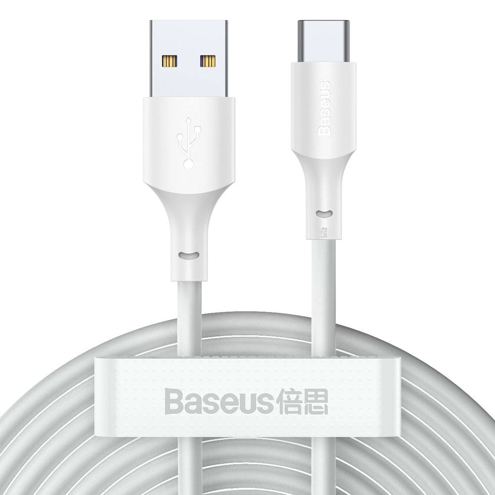 Baseus 2x kabel USB-A - USB Typ C szybkie ładowanie Quick Charge 40 W 5 A