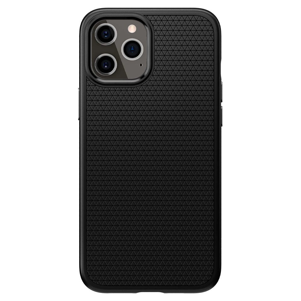 Etui Spigen Liquid Air na iPhone 12 / iPhone 12 Pro - czarny mat – zdjęcie 15