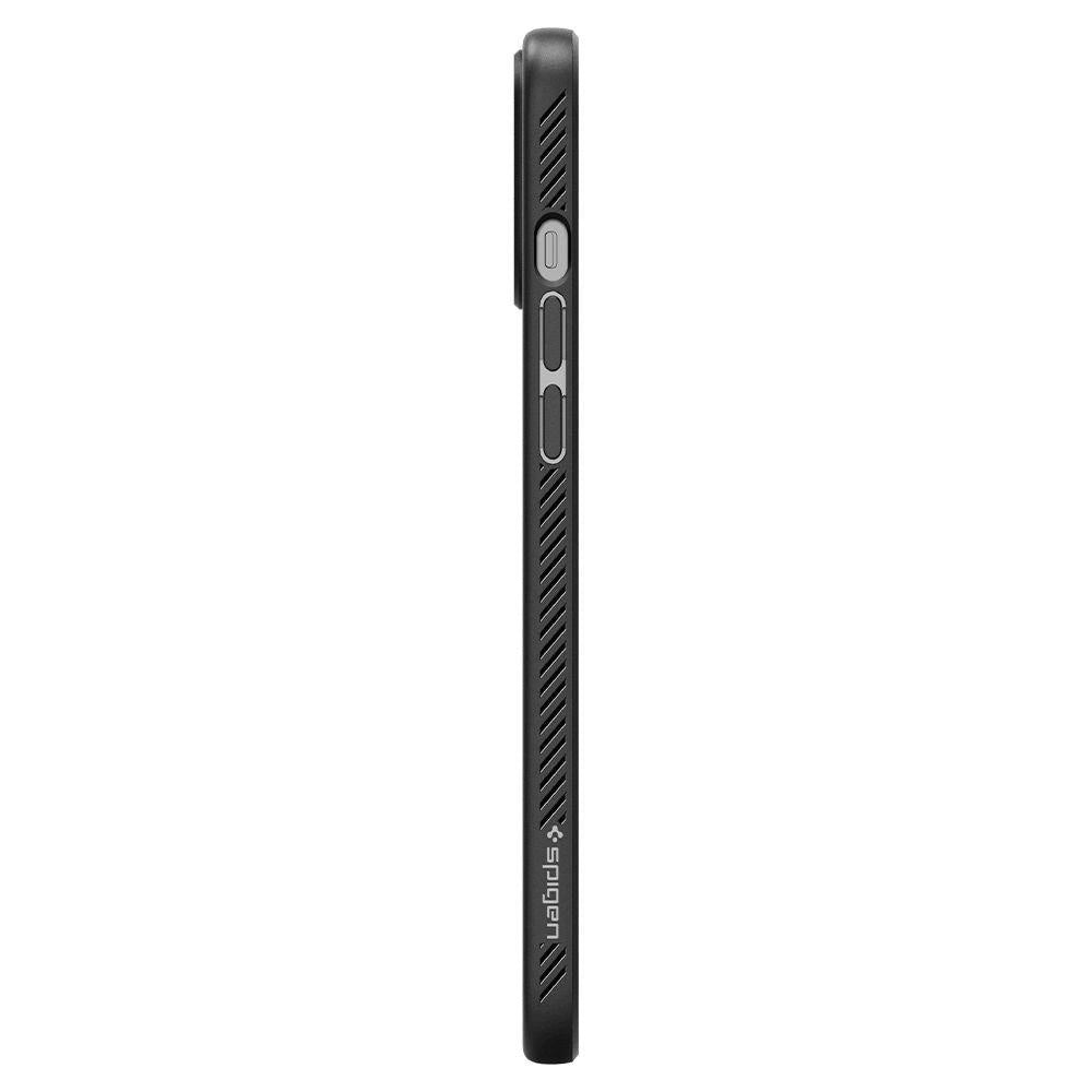 Etui Spigen Liquid Air na iPhone 12 / iPhone 12 Pro - czarny mat – zdjęcie 5