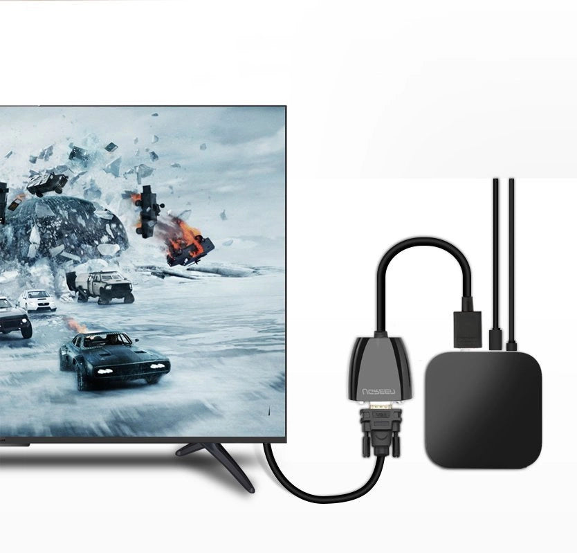 Ugreen kabel przewód przejściówka do VGA (żeński) FHD czarny (MM105 40253)