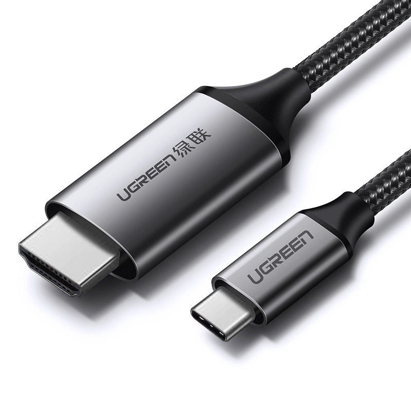 Ugreen kabel przewód HDMI - USB Typ C 4K 60 Hz 1,5 m czarno-szary (MM142