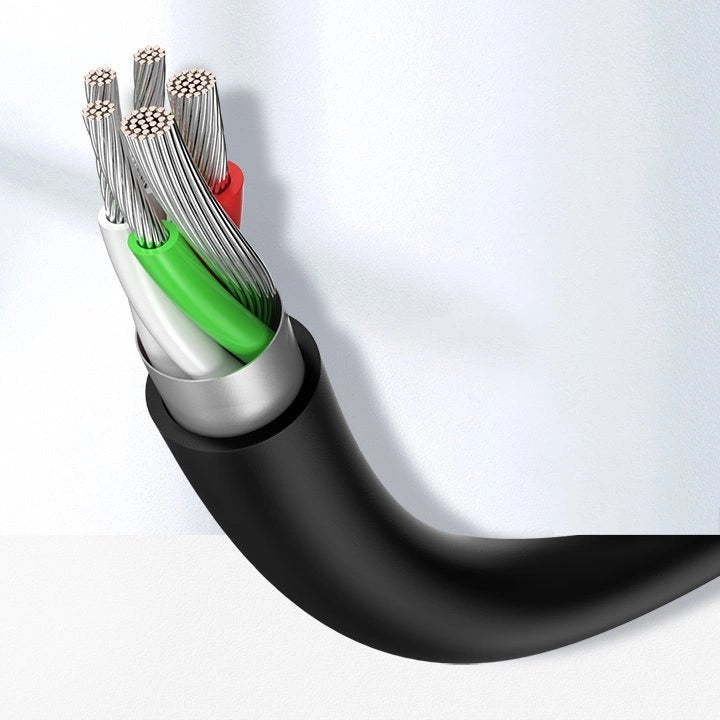 Kabel Ugreen US287 60117 USB-A / USB-C 3A 1.5m - czarny – zdjęcie 9