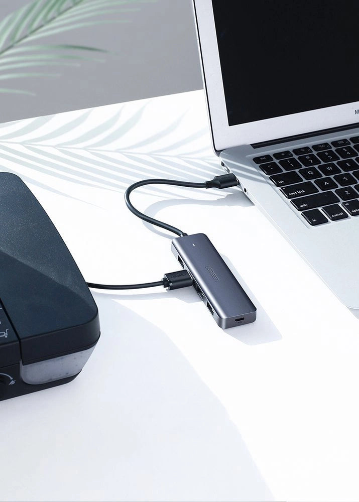 Ugreen rozdzielacz HUB USB Typ C - 4x USB 3.2 Gen 1 z portem zasilania
