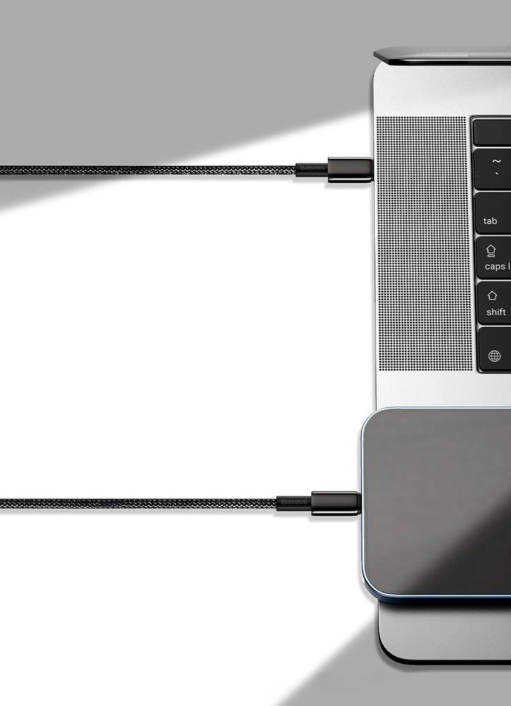 Kabel Baseus CATLWJ-A01 Lightning - USB-C PD 20W 480Mb/s 2m - czarny – zdjęcie 16