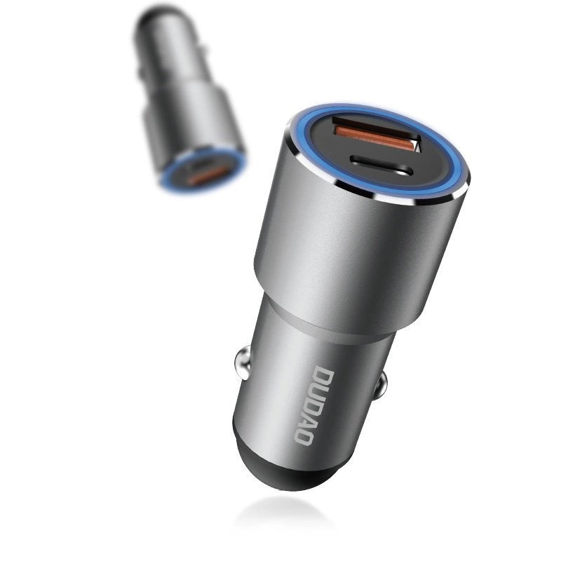 Dudao ładowarka samochodowa USB / USB Typ C Power Delivery Quick Charge