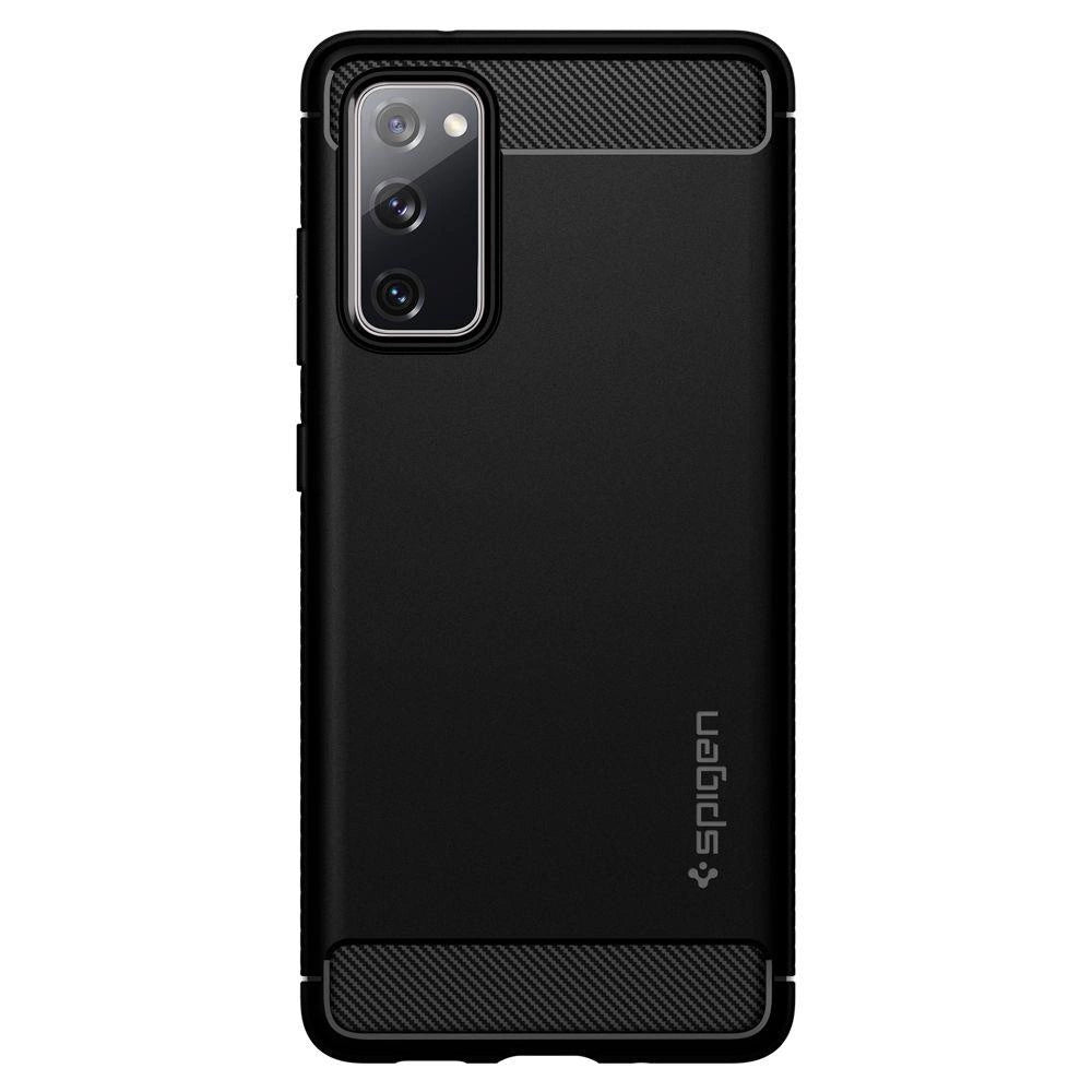 Etui Spigen Rugged Armor na Samsung Galaxy S20 FE - czarny mat – zdjęcie 2