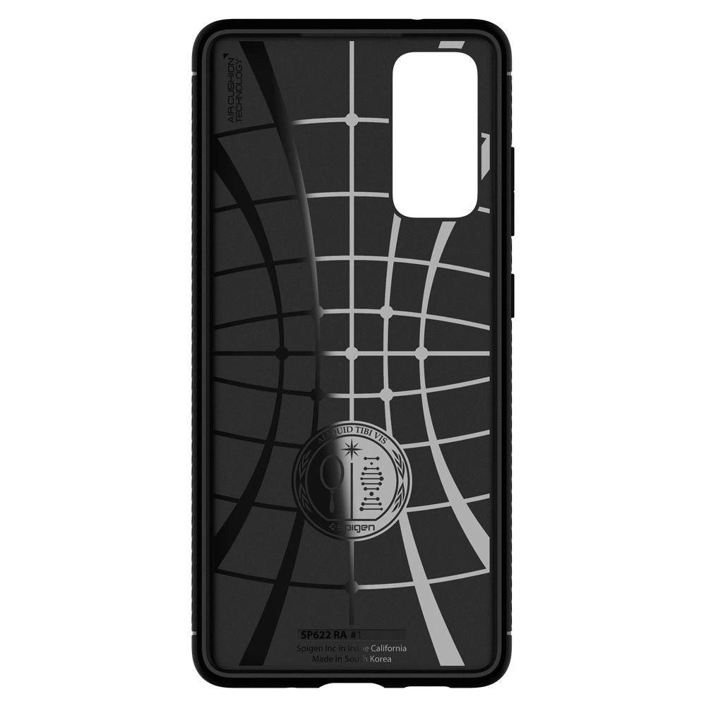 Etui Spigen Rugged Armor na Samsung Galaxy S20 FE - czarny mat – zdjęcie 7