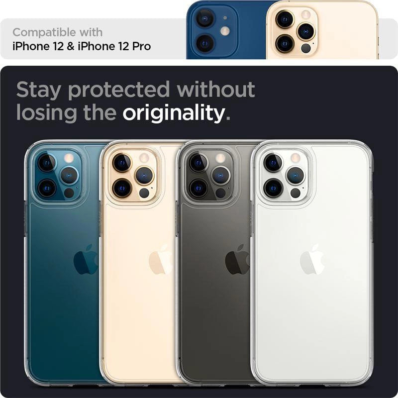 Etui Spigen Ultra Hybrid na iPhone 12 / iPhone 12 Pro - przezroczyste – zdjęcie 15