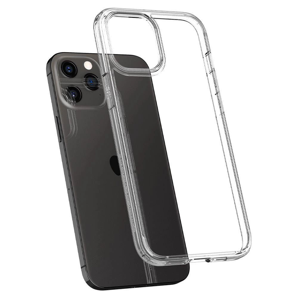 Etui Spigen Ultra Hybrid na iPhone 12 / iPhone 12 Pro - przezroczyste – zdjęcie 6
