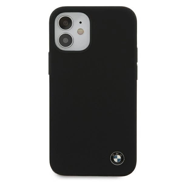 Etui BMW Silicone Signature na iPhone 12 mini - czarne – zdjęcie 3