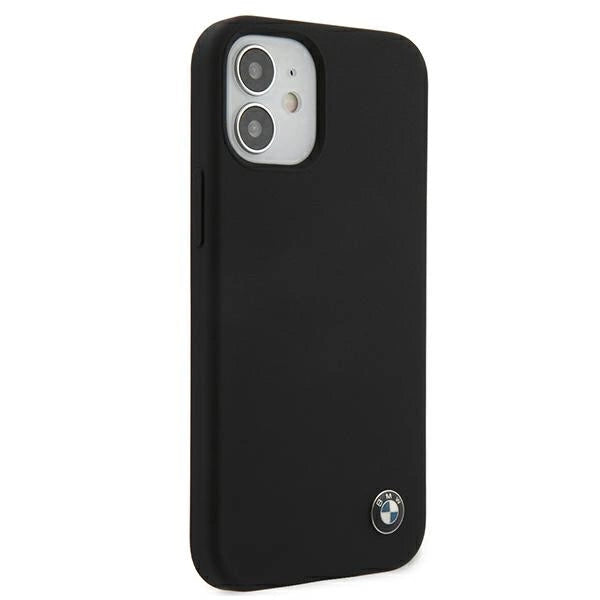 Etui BMW Silicone Signature na iPhone 12 mini - czarne – zdjęcie 4
