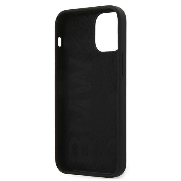 Etui BMW Silicone Signature na iPhone 12 mini - czarne – zdjęcie 7