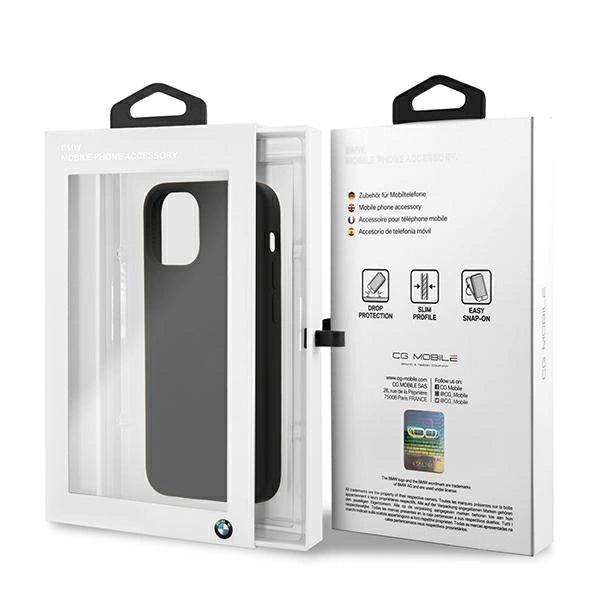 Etui BMW Silicone Signature na iPhone 12 mini - czarne – zdjęcie 9