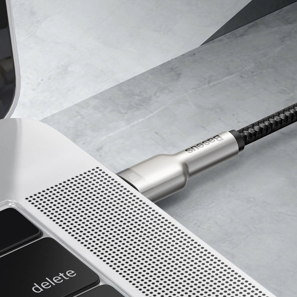Kabel Baseus Cafule Series Metal Data USB-C / USB-C PD QC SCP - czarny