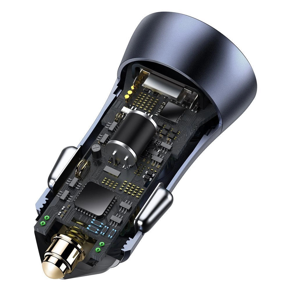 Baseus Golden Contactor Pro szybka ładowarka samochodowa USB Typ C / USB – zdjęcie 7
