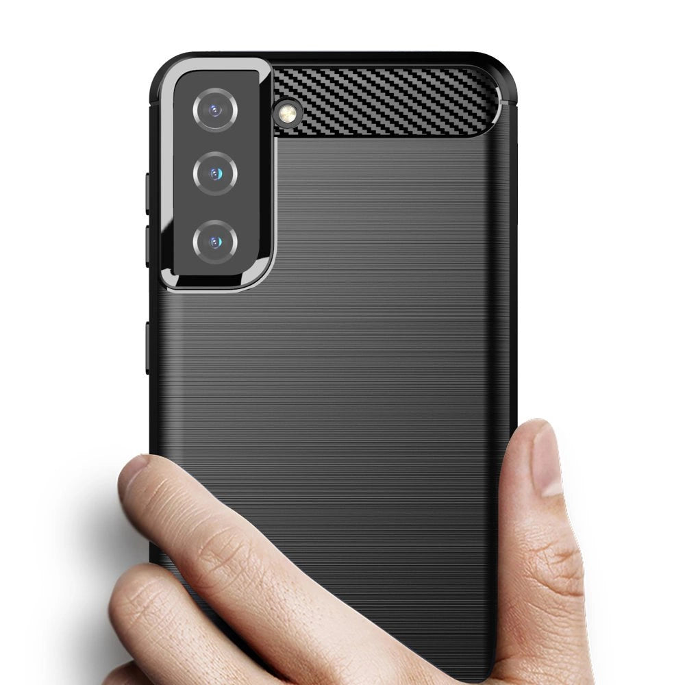 Carbon Case elastyczne etui pokrowiec Samsung Galaxy S21+ 5G (S21 Plus 5G) – zdjęcie 3