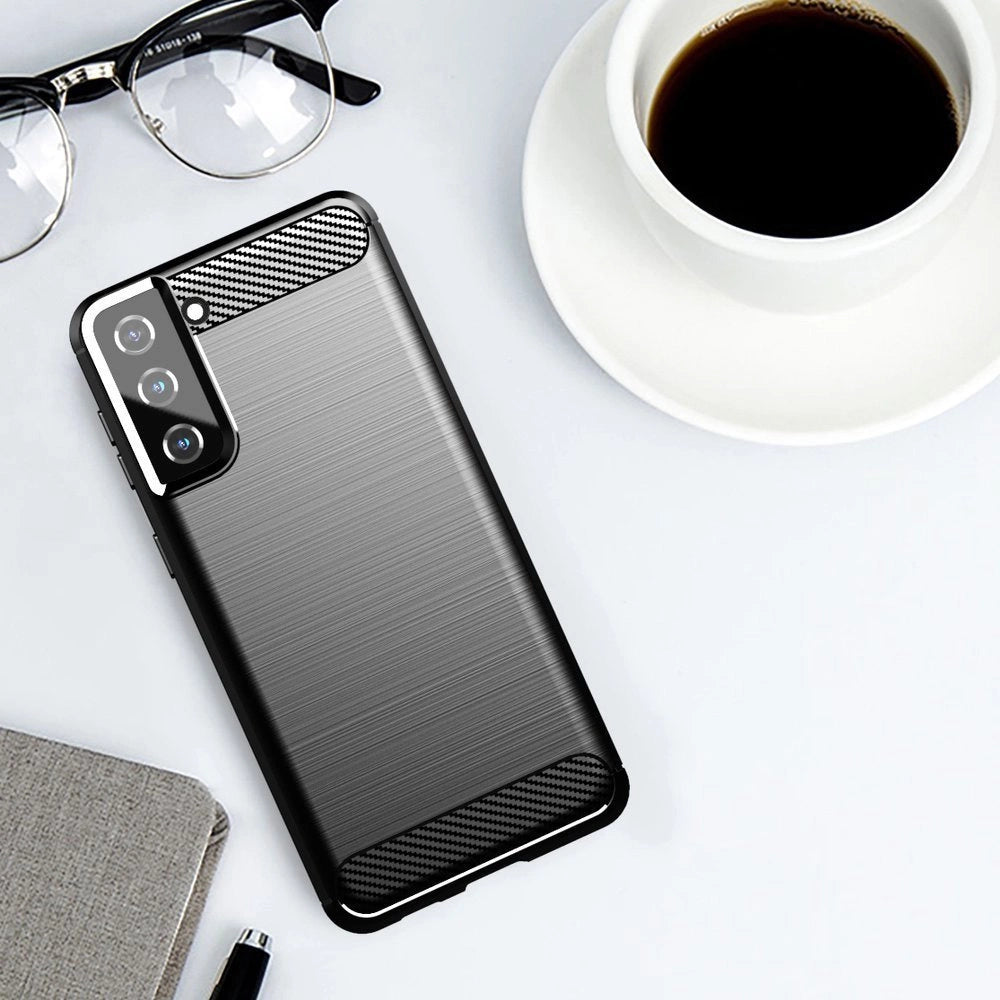 Carbon Case elastyczne etui pokrowiec Samsung Galaxy S21+ 5G (S21 Plus 5G) – zdjęcie 5