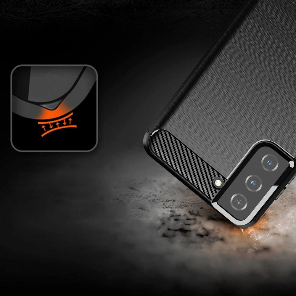 Carbon Case elastyczne etui pokrowiec Samsung Galaxy S21+ 5G (S21 Plus 5G) – zdjęcie 6