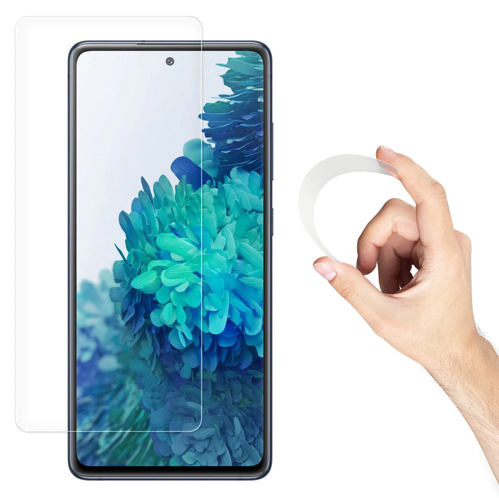Szkło hybrydowe Wozinsky Full Cover Flexi Nano na Samsung Galaxy A72 4G