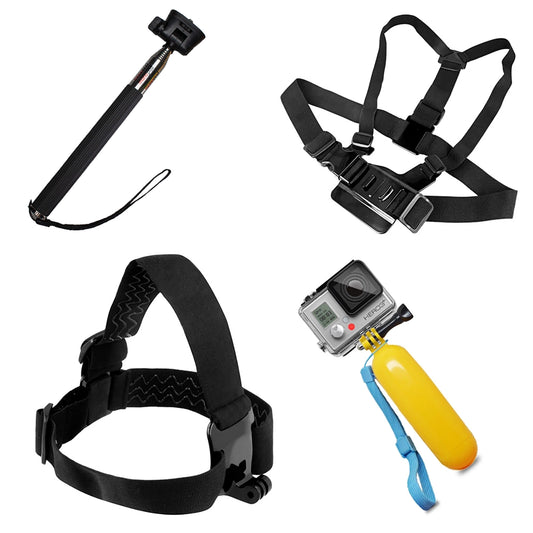 Zestaw 5 w 1 akcesoria do kamer sportowych GoPro SJCAM