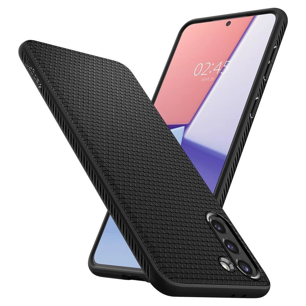 Etui Spigen Liquid Air na Samsung Galaxy S21 - czarny mat – zdjęcie 10