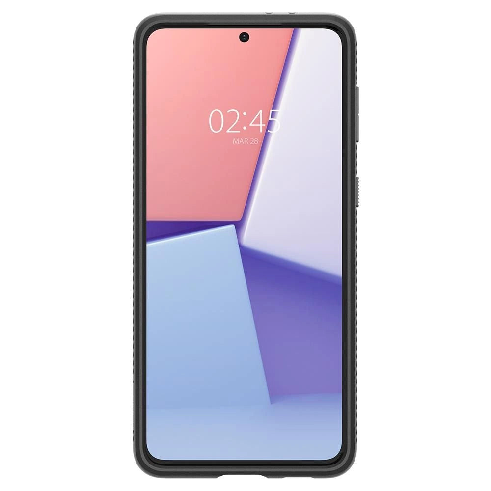 Etui Spigen Liquid Air na Samsung Galaxy S21 - czarny mat – zdjęcie 12