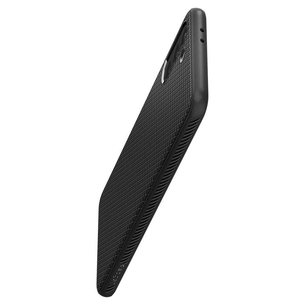 Etui Spigen Liquid Air na Samsung Galaxy S21 - czarny mat – zdjęcie 2