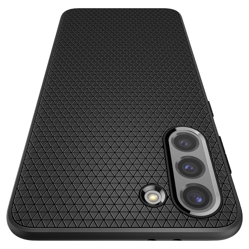 Etui Spigen Liquid Air na Samsung Galaxy S21 - czarny mat – zdjęcie 9