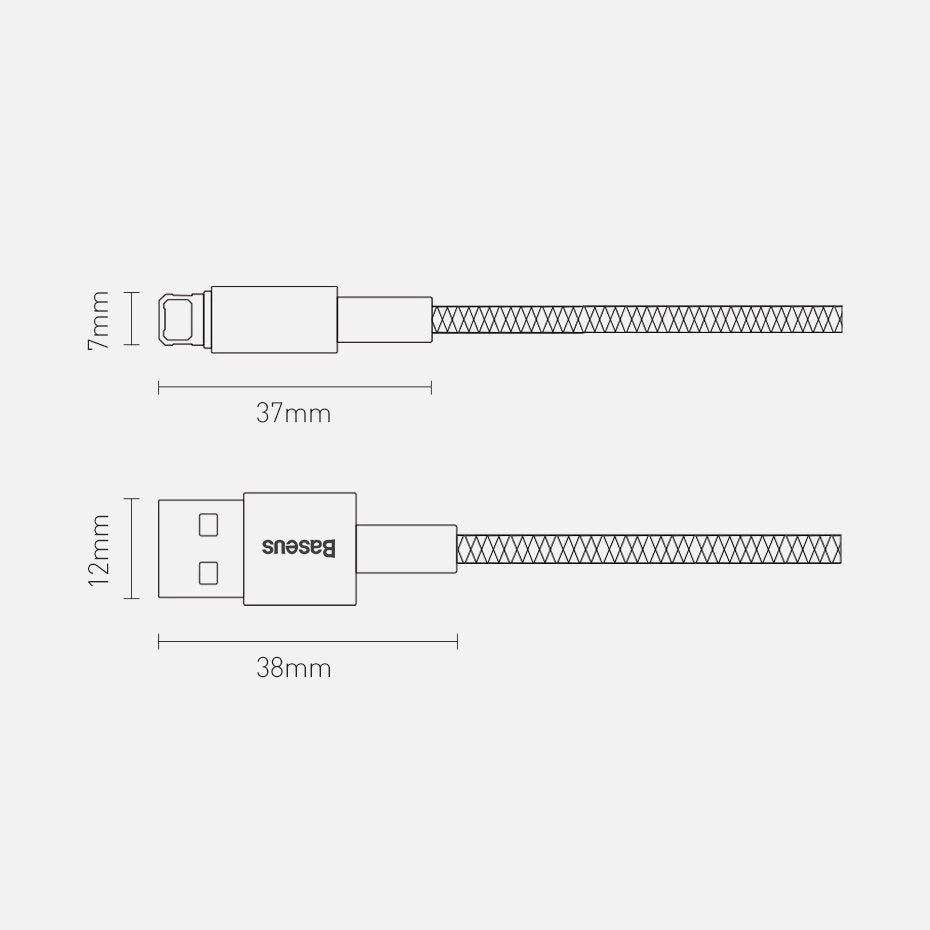 Baseus Tungsten kabel USB - Lightning 2,4 A 1 m czarny (CALWJ-01) – zdjęcie 16