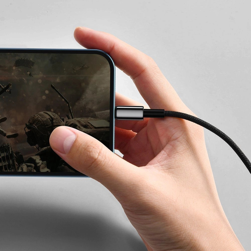 Baseus Tungsten kabel USB - Lightning 2,4 A 1 m czarny (CALWJ-01) – zdjęcie 11