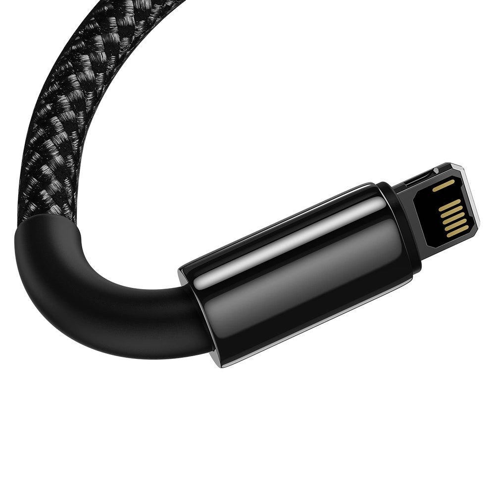 Baseus Tungsten kabel USB - Lightning 2,4 A 2 m czarny (CALWJ-A01) – zdjęcie 4