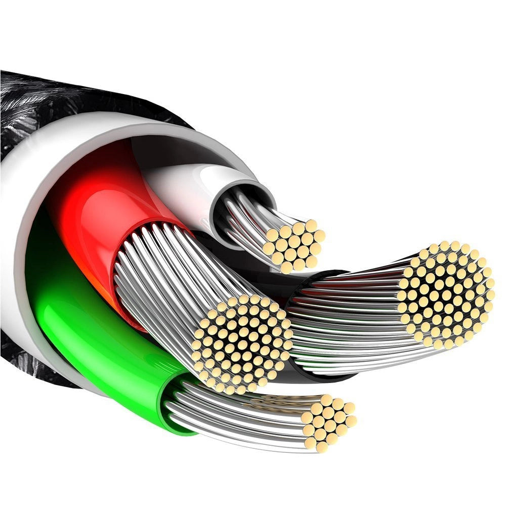 Baseus Tungsten kabel USB - Lightning 2,4 A 2 m czarny (CALWJ-A01) – zdjęcie 10
