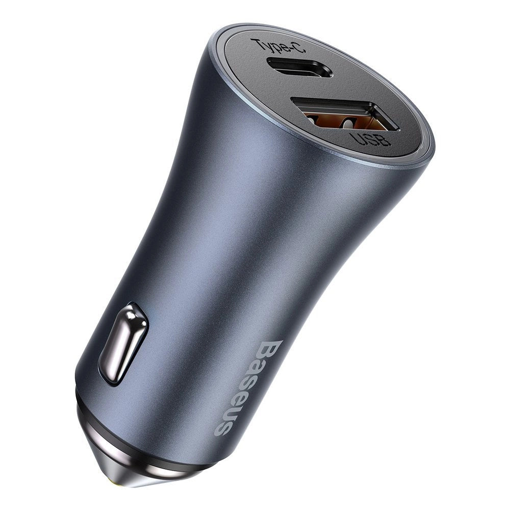 Ładowarka Baseus Golden Contactor Pro do samochodu USB-C - szara