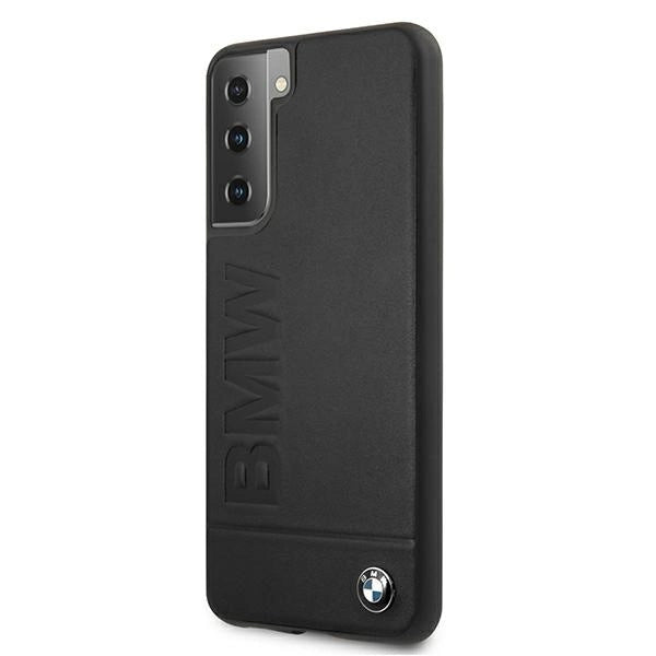 Etui BMW Signature Logo Imprint na Samsung Galaxy S21+ - czarne – zdjęcie 2