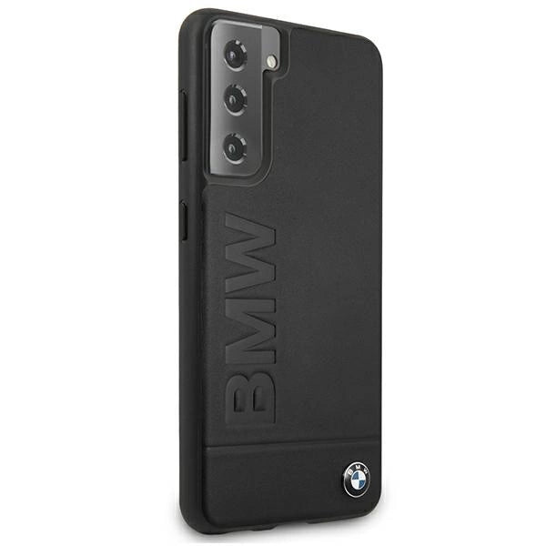 Etui BMW Signature Logo Imprint na Samsung Galaxy S21+ - czarne – zdjęcie 4