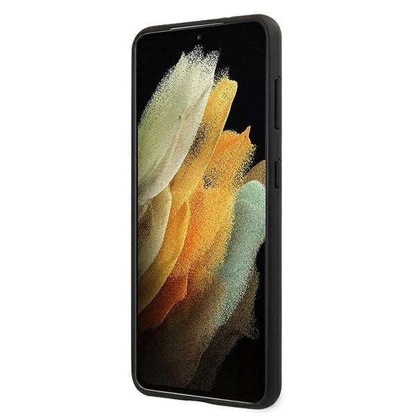 Etui BMW Signature Logo Imprint na Samsung Galaxy S21+ - czarne – zdjęcie 5