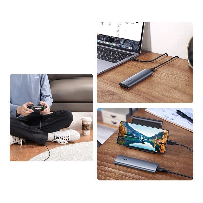 Ugreen kieszeń na dysk SSD M.2 obudowa dysku USB 3.2 Gen 2 (SuperSpeed USB