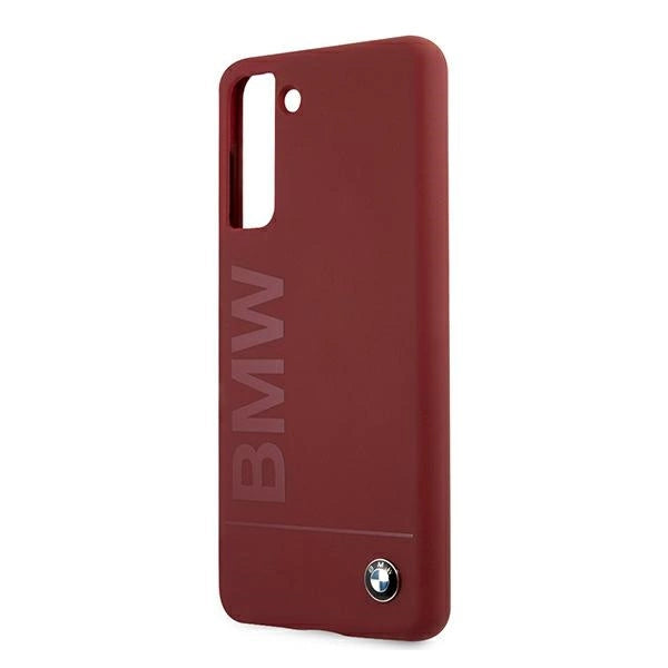 Etui BMW Silicone Signature Logo na Samsung Galaxy S21+ - czerwone – zdjęcie 6