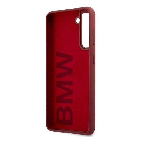 Etui BMW Silicone Signature Logo na Samsung Galaxy S21+ - czerwone – zdjęcie 7