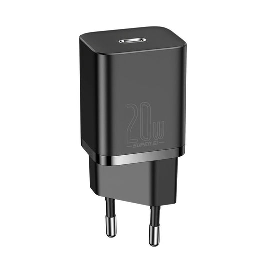 Baseus Si 1C szybka ładowarka USB Typ C 20 W Power Delivery czarny