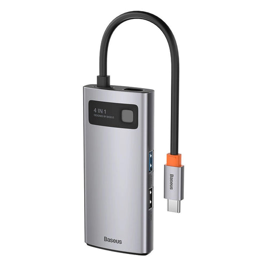 Baseus Metal Gleam 4w1 wielofunkcyjny HUB USB Typ C - USB Typ C Power