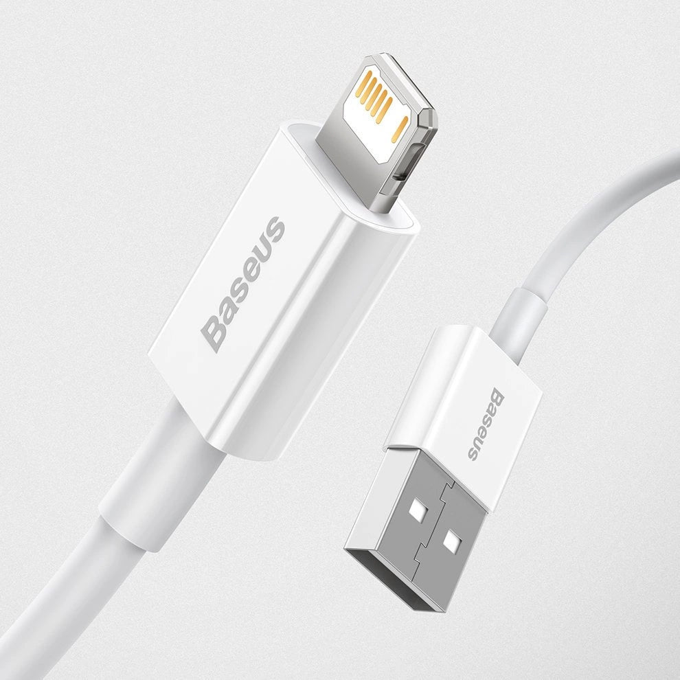 Baseus Superior kabel USB - Lightning 2,4A 1,5 m Biały (CALYS-B02) – zdjęcie 12