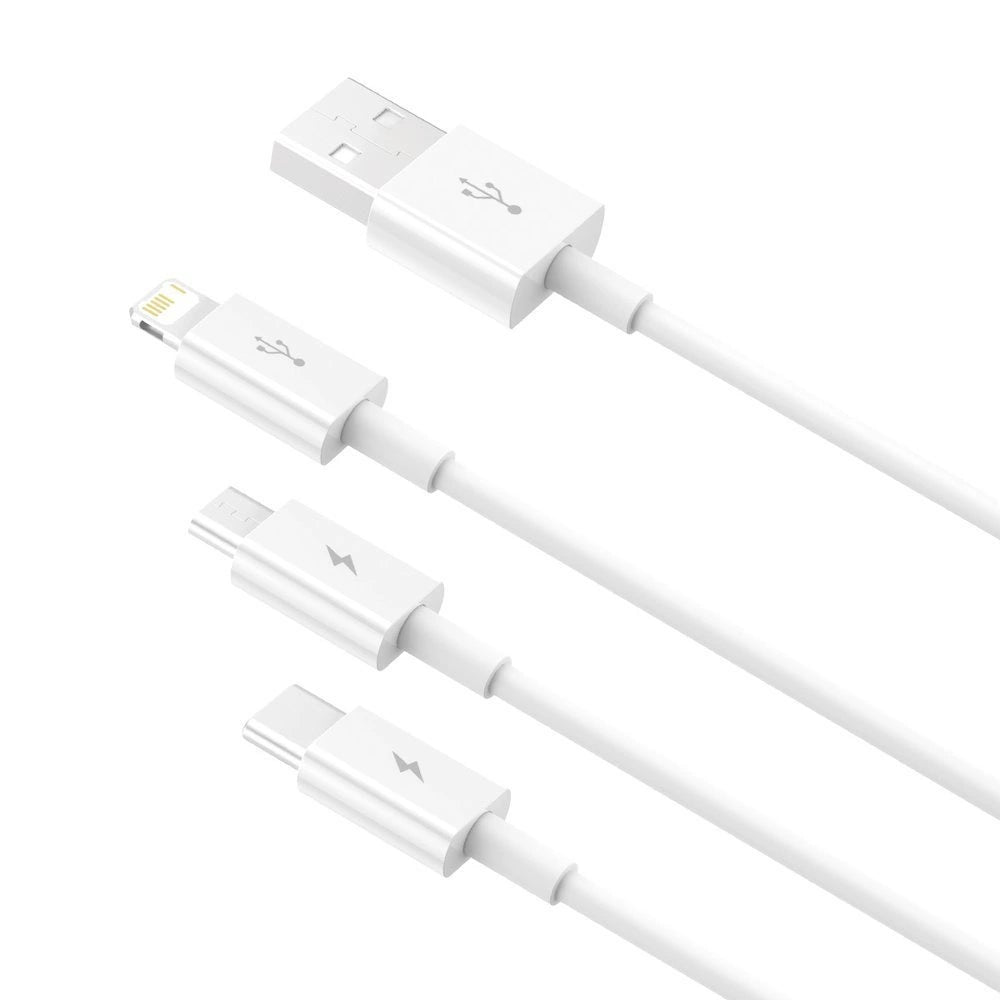 Baseus Superior 3w1 kabel USB - Lightning / USB Typ C / micro USB 3,5 A – zdjęcie 4