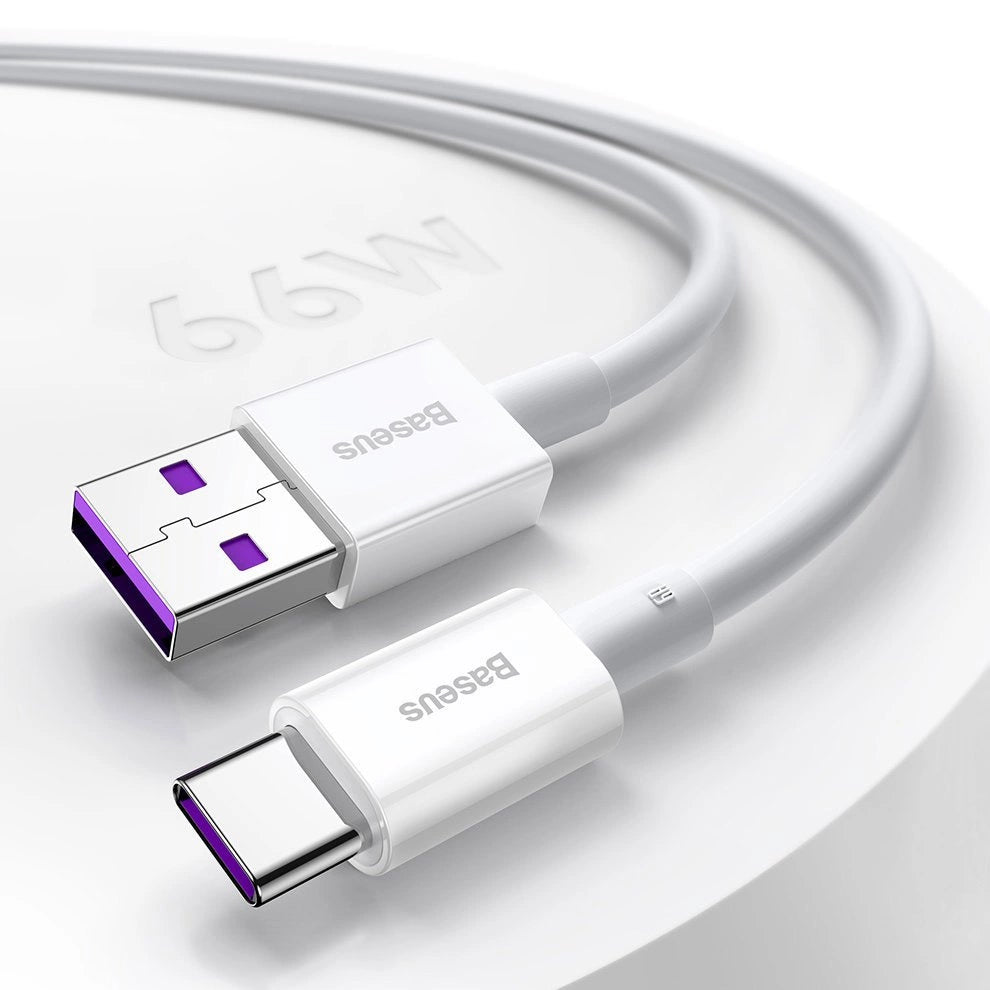 Baseus Superior kabel USB - USB Typ C 66 W 6A 2 m Biały (CATYS-A02) – zdjęcie 12