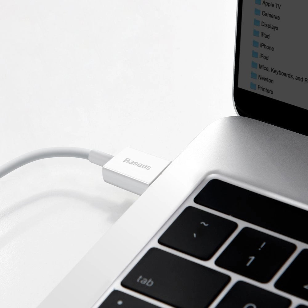 Baseus Superior kabel USB - USB Typ C 66 W 6A 2 m Biały (CATYS-A02) – zdjęcie 11