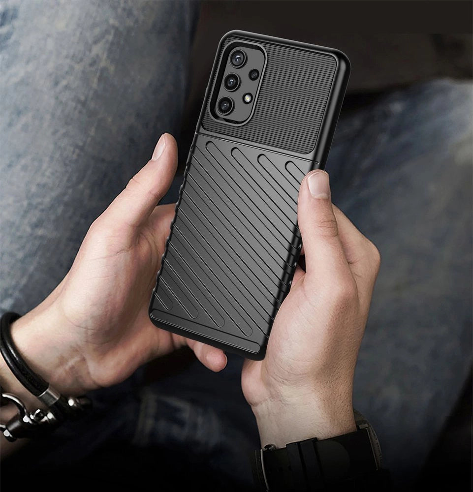 Thunder Case elastyczne pancerne etui pokrowiec Nokia 5.4 niebieski – zdjęcie 14
