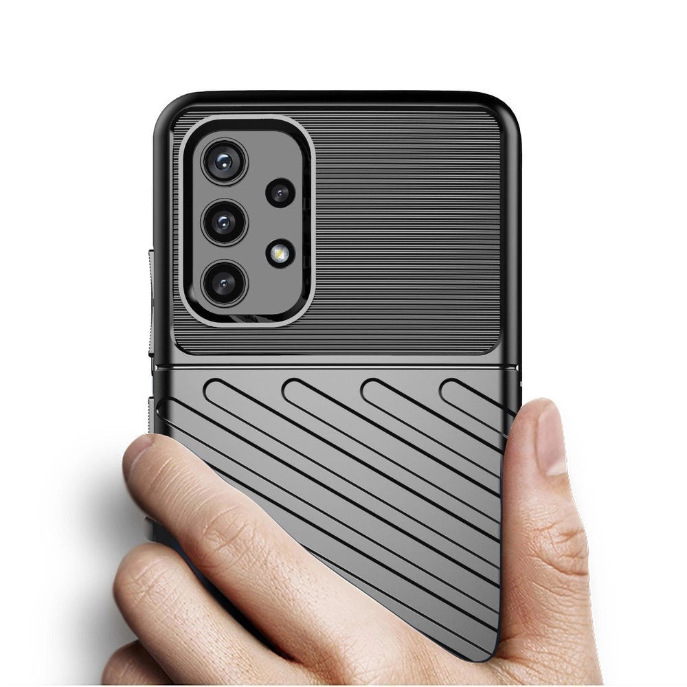 Thunder Case elastyczne pancerne etui pokrowiec Nokia 5.4 niebieski – zdjęcie 3